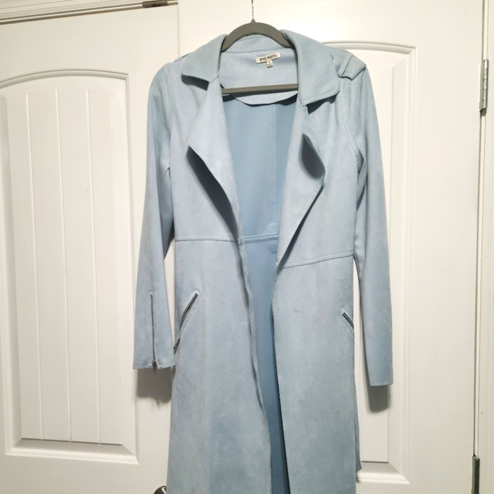 Rag Poets blue jacket, size L